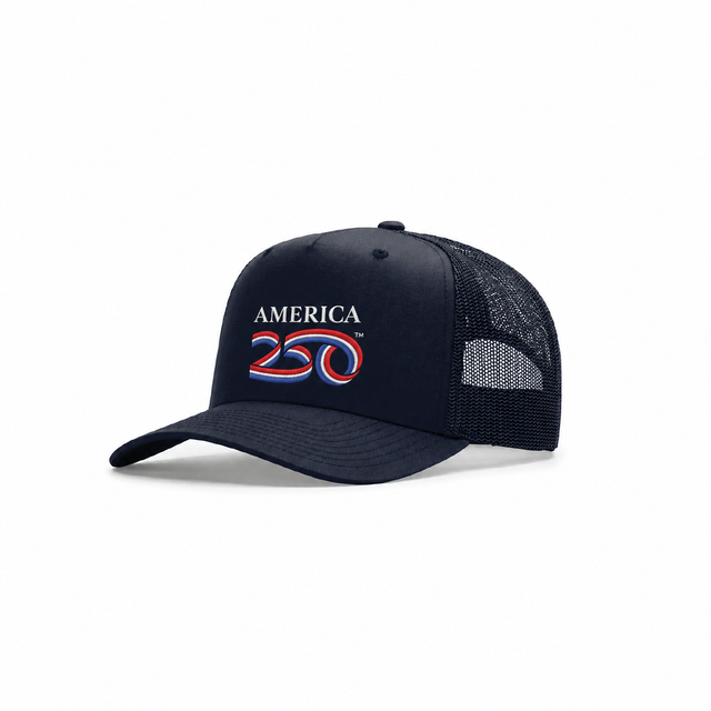 Richardson 112 | Embroidered — Navy, front view