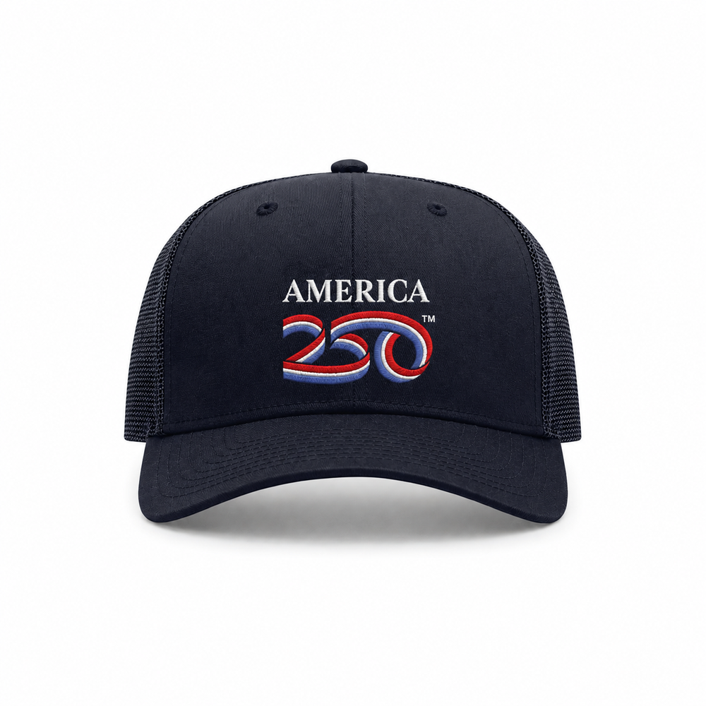 Richardson 112 | Embroidered — Navy, front view