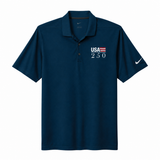 Nike Dri-FIT Micro Pique 2.0 Polo — Navy, front view