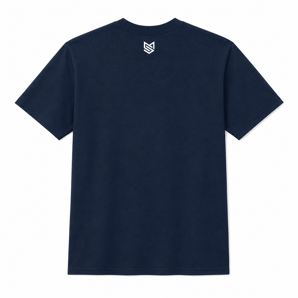 Every Day Tee — True Navy, back view