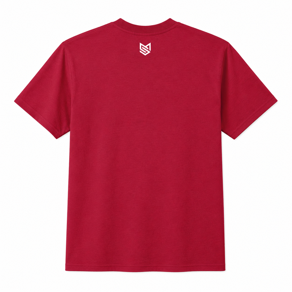Every Day Tee — Red, back view