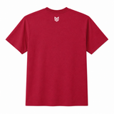 Every Day Tee — Red, back view