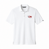 TravisMathew Coto Performance Polo — White, front view