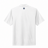 Nike Dri-FIT Micro Pique 2.0 Polo — White, back view