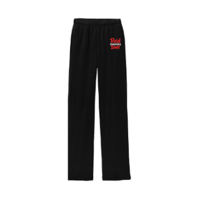 BC3725 — Black — original Reid Staff logo and individual garment view