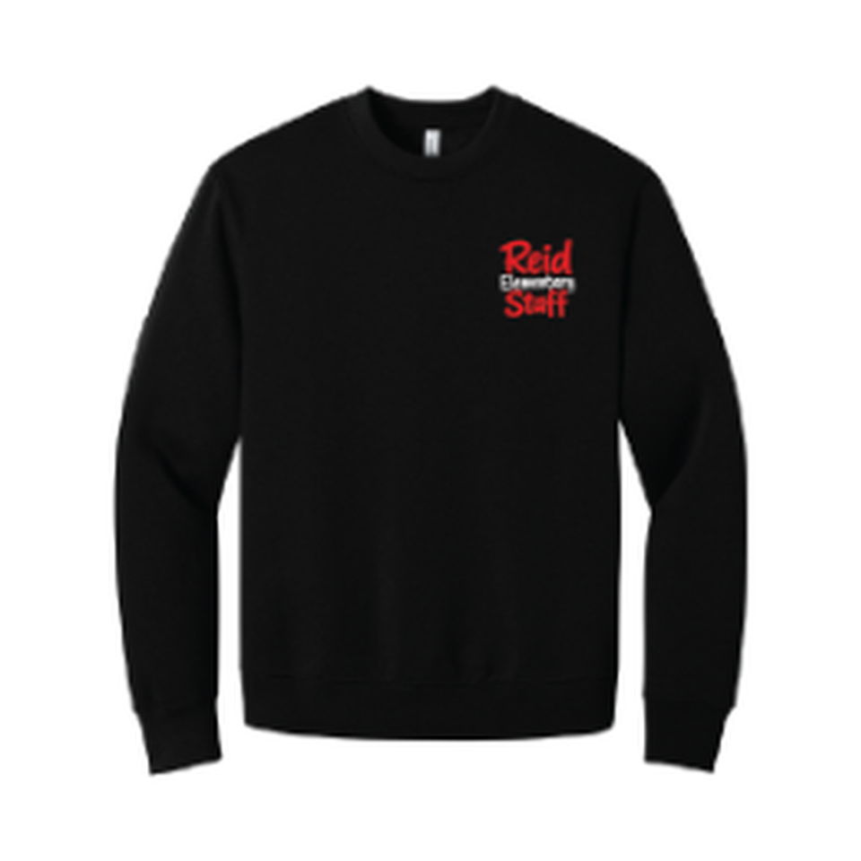 BC4711 — Black — original Reid Staff logo and individual garment view