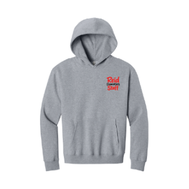 BC4719 — Grey — original Reid Staff logo and individual garment view