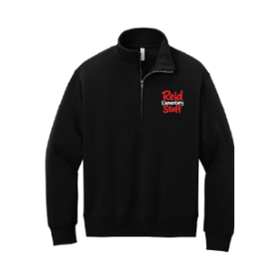 BC4740 — Black — original Reid Staff logo and individual garment view